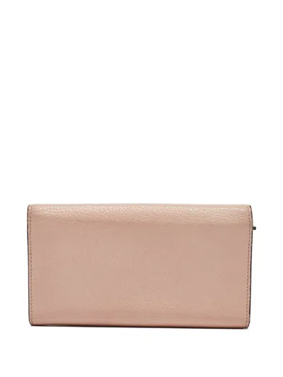Pre-owned Gucci 2024 Blind For Love Wallet In Pink