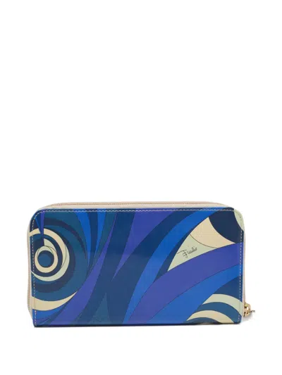 Pre-owned Pucci Swirl-print Wallet