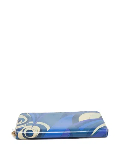 Pre-owned Pucci Swirl-print Wallet