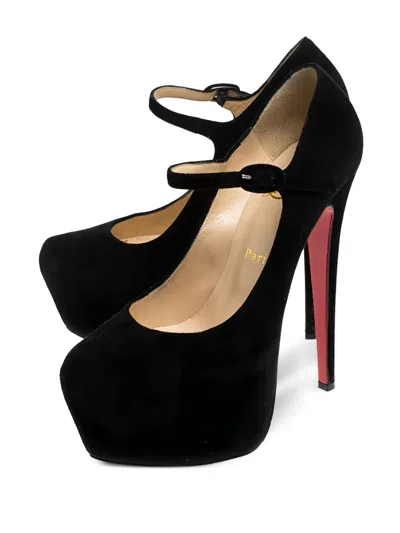 Pre-owned Christian Louboutin 2024 160mm Mary Jane Pumps In Black