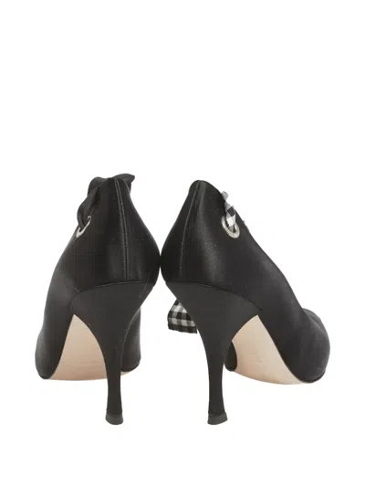 Pre-owned Miu Miu 115mm Leather Pointed-toe Pumps