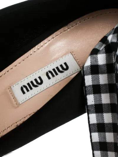 Pre-owned Miu Miu 115mm Leather Pointed-toe Pumps