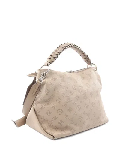 Pre-owned Louis Vuitton 2020 Beauvre Mahina Tote Bag In Neutral