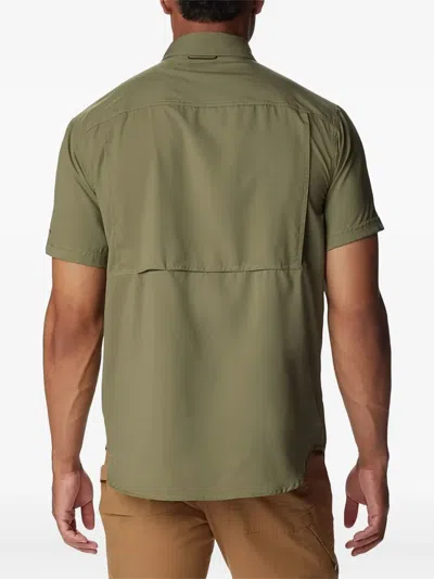 Columbia Buttoned Pocket Shirt In Green