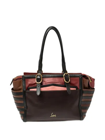 Pre-owned Christian Louboutin Farida Tote Bag In Brown