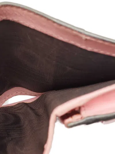 Pre-owned Gucci 2024 Lilith Bee Wallet In Pink