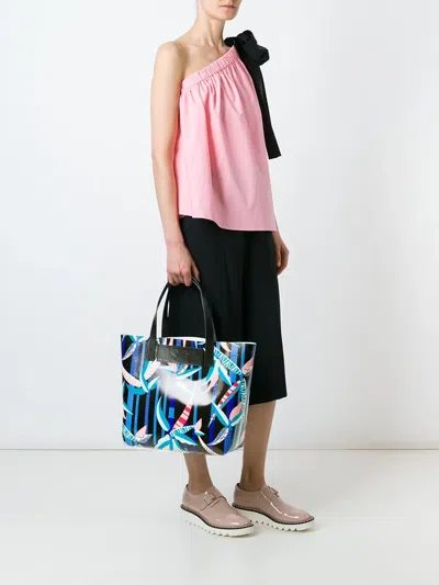 Msgm Graphic Print Tote