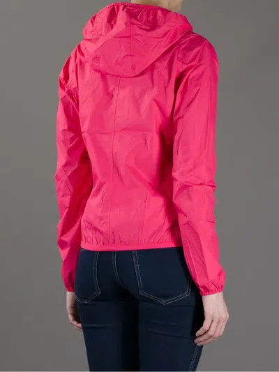 K-way R&d Hooded Windbreaker In Pink