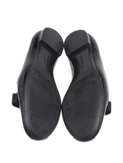 Pre-owned Ferragamo Bow-detail Ballet Flats