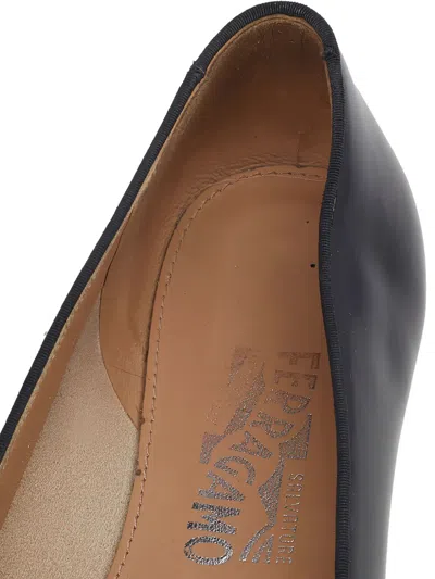 Pre-owned Ferragamo Bow-detail Ballet Flats