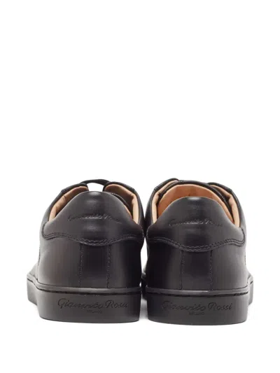 Pre-owned Gianvito Rossi  Ribbon Sneakers In Black
