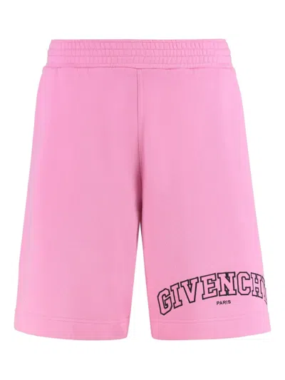 Givenchy Men's Cotton Bermuda Shorts In Brown