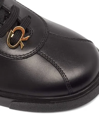 Pre-owned Gianvito Rossi  Ribbon Sneakers In Black