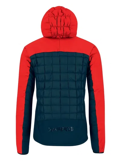 Karpos Lastei Active Plus Quilted Hooded Performance Jacket In Blue