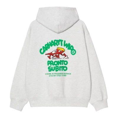Carhartt Hooded Pronto Sweatshirt In Gray