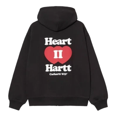 Carhartt Wip Hooded Heart Ii Hartt Sweat Jacket Clothing