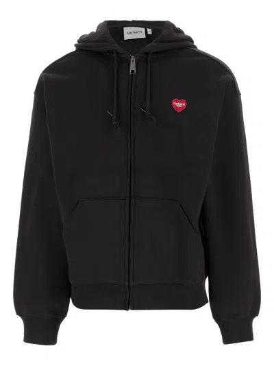 Carhartt Wip Hooded Heart Ii Hartt Sweat Jacket Clothing