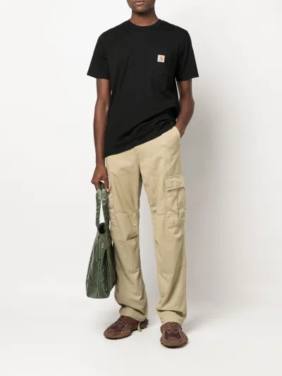 Carhartt Pocket T-shirt Men Black In Black