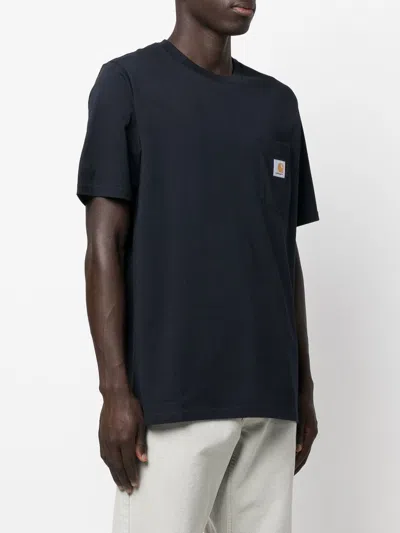 Carhartt Pocket T-shirt Men Navy