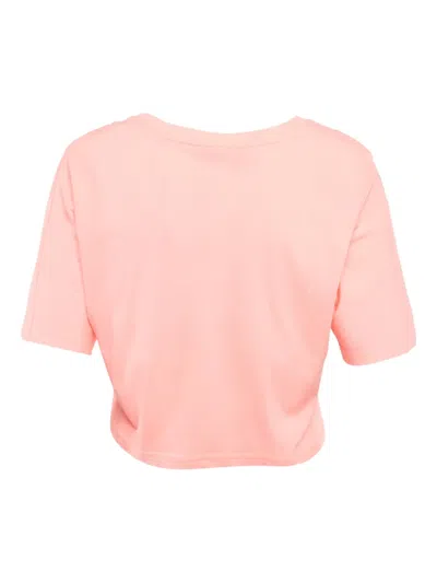 Pre-owned Alexander Mcqueen 2024 Logo Print Cotton T-shirt In Pink