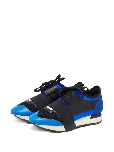 Pre-owned Balenciaga Race Runner Lace-up Sneakers