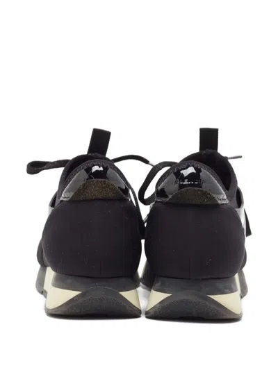 Pre-owned Balenciaga Race Runner Sneakers In Black