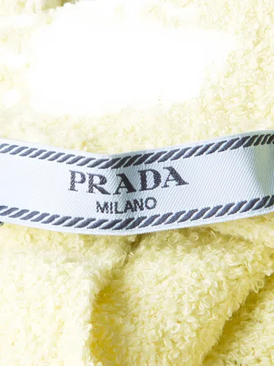 Pre-owned Prada Pleated Cotton Skirt