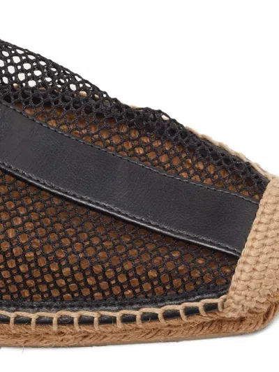 Pre-owned Jimmy Choo Mesh Slingback Espadrilles