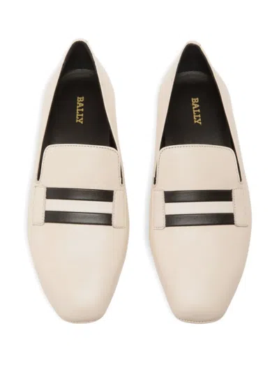 Bally Ribbon-detail Leather Slippers