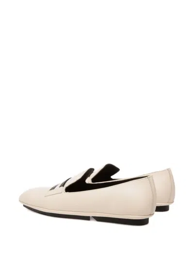 Bally Ribbon-detail Leather Slippers
