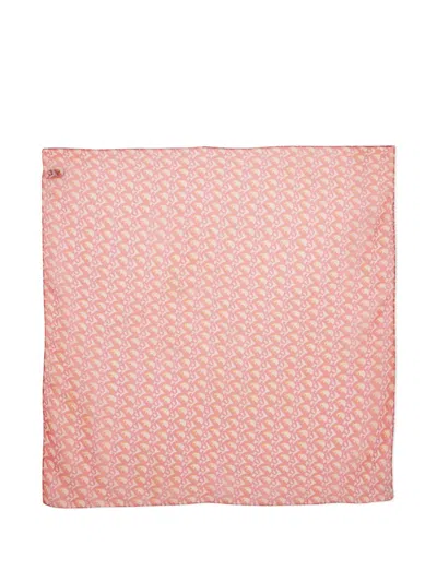Pre-owned Dior Signature Oblique Monogram Pattern Silk Scarf