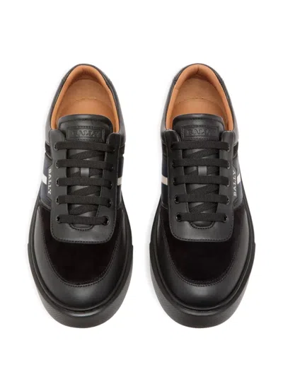 Bally Side-stripe Leather Sneakers
