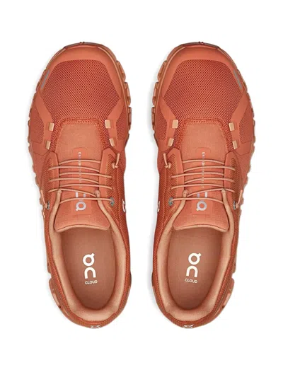 On Running Cloud 6 "canyon/sandstone" Sneakers In Orange