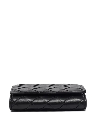 Pre-owned Bottega Veneta Intrecciato Wallet On Chain