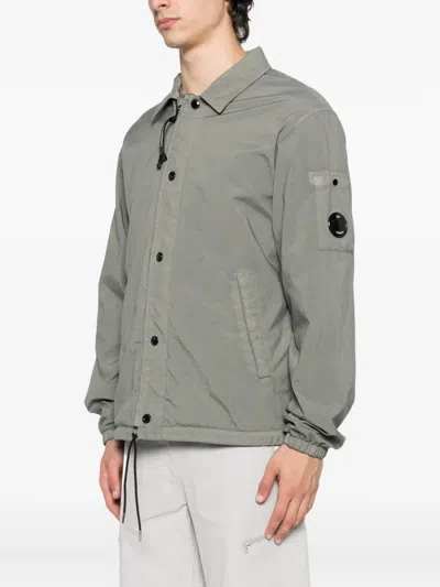 C.p. Company Pocket Bomber Jacket In Gray