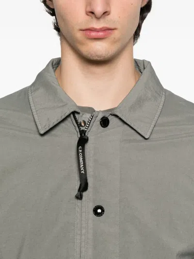 C.p. Company Pocket Bomber Jacket In Gray