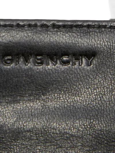 Pre-owned Givenchy Leather Buckle Wallet In Green