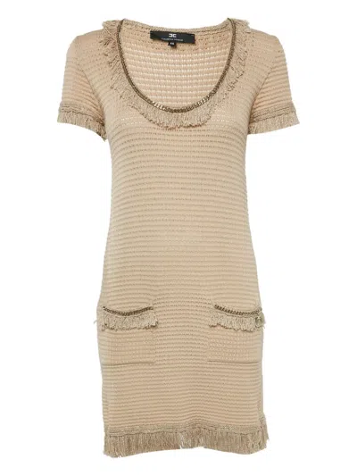Pre-owned Elisabetta Franchi  Crochet-knit Dress