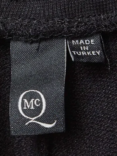 Pre-owned Alexander Mcqueen Zip-detail Track Pants In Black
