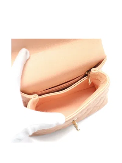 Pre-owned Chanel 2021 Coco Handle Xxs Tote Bag In Neutral