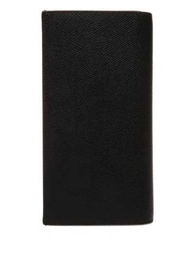 Bally Embossed Leather Wallet In Black