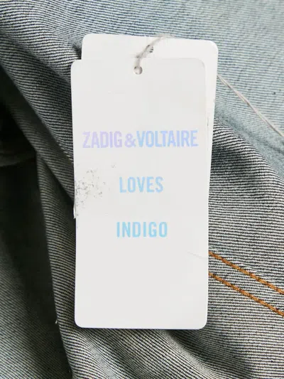 Pre-owned Zadig & Voltaire  Buttoned-front Denim Jacket In Blue