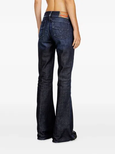 Diesel D-hush Bootcut Jeans In Blue