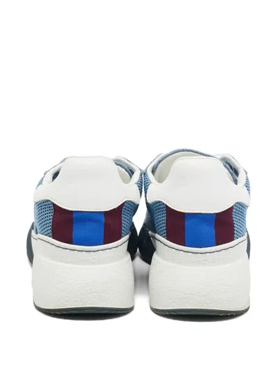 Pre-owned Stella Mccartney Denim-mesh Platform Sneakers
