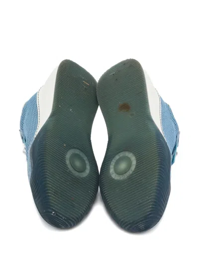 Pre-owned Stella Mccartney Denim-mesh Platform Sneakers
