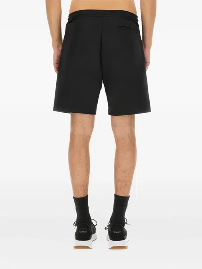 Hugo Boss Performance-stretch Seersucker Shorts With Drawstring Waist