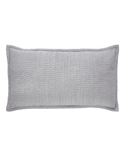 Orchids Lux Home Lucy Coverlet Sham In Gray