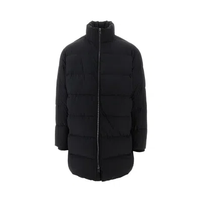 Emporio Armani Coats & Jackets In Black