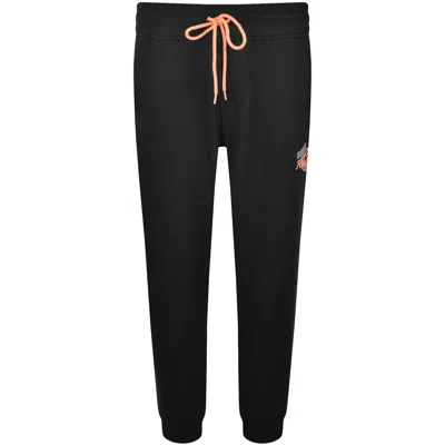 True Religion Script Horseshoe Joggers Black In Black