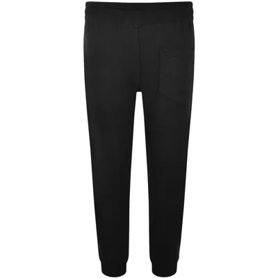 True Religion Script Horseshoe Joggers Black In Black